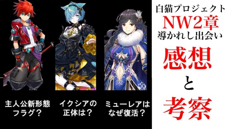 【白猫プロジェクト】NW２章〜導かれし出会い〜感想と考察