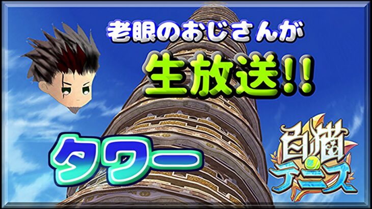 【白猫テニス】煽り・ラグについて雑談しながらタワー配信【6/13】