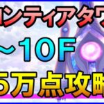 【白猫】フロンティアタワー攻略：Lv500 6～10F 55万点を目指す方法まとめ