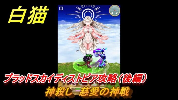 白猫　ブラッドスカイディストピア攻略（後編）　神殺し　慈愛の神戦　ガチャキャラ　ベガ（剣）デネブ（槍）アルタ（双）　＃６８　【白猫プロジェクト】