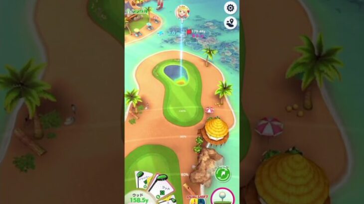 【白猫GOLF】【ソアラ】ホールインワン（トロピカルコース HOLE11）