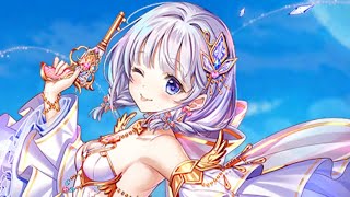 白猫プロジェクト　リョナ　弓ティナをティラノに丸呑みさせてみた！