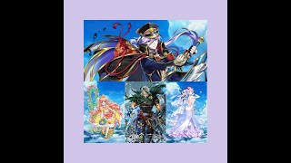 【白猫】Hell 大いなる流れ に抗え(3/F):#ユキムラ(劍神):星50 Inferno Icebound:#レナ(GC槍)、#グラハム(劍神) & #オスクロル(GC輝剣)|#白猫プロジェクト
