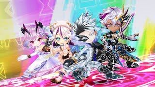 【白猫】Hell 神域の征戦:#ファナ(G竜)、#カルロス(G斧)、#オスクロル(G輝) & #クライヴ(杖); Lv.9999超旋風!キングコスモ白武者(弱点,HP4京):ファナ|#白猫プロジェクト