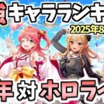 【白猫】周年対ホロライブはとんでもない結果に　最強キャラランキング(2025年8月前半版)【ホロライブコラボ 第2弾】