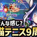 祝9周年！今白テニってどうなってるの？＆前回タワーの振り返り【白猫テニス】