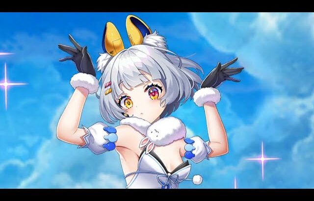 白猫プロジェクト　リョナ　エプリル(ホロライブコラボ)をティラノに丸呑みさせてみた！