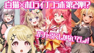 【白猫×ホロライブ】エンジョイ初心者さんおいで！ホロライブコラボ協力とガチャ！【ひみつのえみる/vtuber】