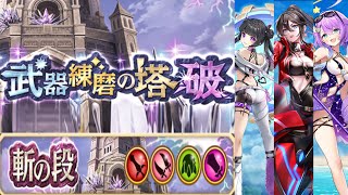 【白猫】斬練磨の塔〈破〉剣アリーゼ 採用パーティ【3階水光1分34秒】