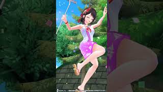 温泉でゴルフ！？【白猫GOLF】「クロカ」（CV.山根綺）新ウェア「プレジャー・ラヴィング」登場！