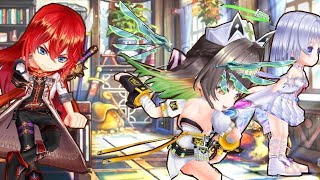 【白猫】#ハルジオン(15凸劍神) & #ディーン(25凸極拳):Hell大地と英知の試練; #ティナ(25凸G槍):Lv.9999 超堕落!コスモアゼウフ(弱点, HP10京)|#白猫プロジェクト