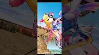 白猫プロジェクト・フロンティアタワー１６４階層・７秒５９４１９点＊魔セレナ・シルバ餅　鎖剣デネブ・デストグレス　魔フリーレン・アマノグレス　斧ミトラ・アマノグレス