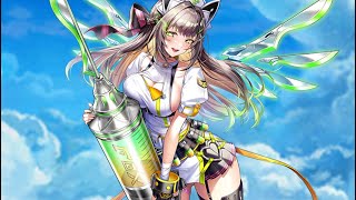 白猫プロジェクト　リョナ　ハルジオン(剣)をティラノに丸呑みさせてみた！