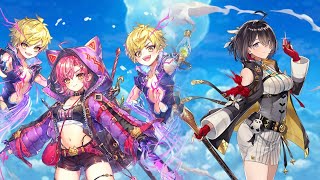 【白猫】#コルネ(極拳):Lv.9999 超銃閃！コスモラピッドガンナー(弱点,HP13京) &  Hell 大地と英知の試練;コスモラピッドガンナー:#ユミア(前半V.2, 弓)|#白猫プロジェクト