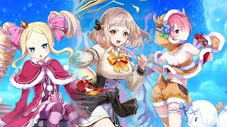 【白猫】#ベアトリス(G杖):Lv.9999 コスモニョロンポス(弱点,HP15京); #セシル(G杖):Hell 獣たちの試練; #ラム(G双):Inferno BLOODSKY|#白猫プロジェクト