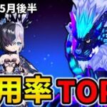 【白猫】決戦使用率ランキング！キングコスモジャガー（2026年5月後半）