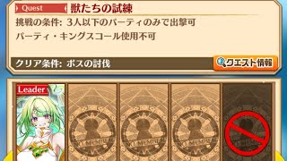 【白猫】 大剣ユプス HELL 獣たちの試練 ソロ