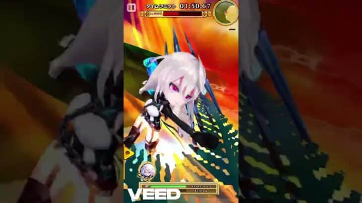 #白猫プロジェクト  #ヴィオ (拳)  Lv9999  #超疾走!キングコスモジャガー 弱点 (斬/魔/打/炎属性) (17京) #炎炎ノ消防隊 コラボ