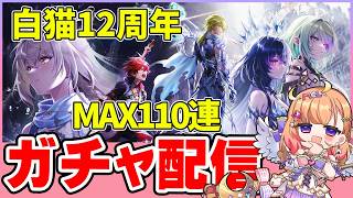 【白猫】12周年記念ガチャ MAX110連まわすよー！！  【 白猫プロジェクト NEW WORLD’S】Vtuber 棉飴みぃこ