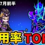 【白猫】決戦使用率ランキング！コスモアイアコス（2026年7月前半）