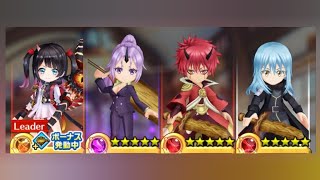 【白猫】#クロカ(G弓):星55 Inferno OVERSKY; コスモデセアバモス(Ver.2弱点,HP25京):#シオン(大劍)、#ベニマル(劍) & #リムル(劍神)|#白猫プロジェクト