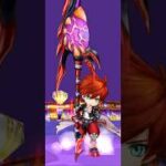 【白猫】250階 フロンティア・タワー ( Lv.500 )　槍赤髪 + 鎖アイリス + 輝X／Y　【56,348pt】