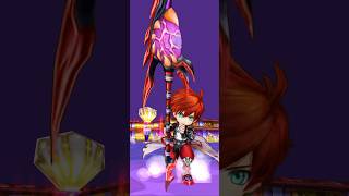【白猫】250階 フロンティア・タワー ( Lv.500 )　槍赤髪 + 鎖アイリス + 輝X／Y　【56,348pt】