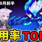 【白猫】決戦使用率ランキング！コスモサモナーディザスター（2026年9月前半）