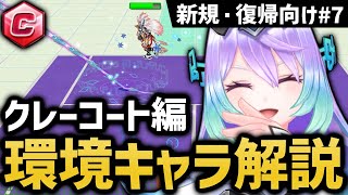 【新規・復帰向け】キャラの特徴、ギア、対策、tier全部これ一本で解決！クレーコートの環境キャラ簡易解説【白猫テニス】