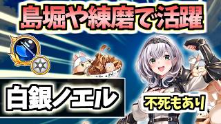 【白猫】白銀ノエル(斧) 島堀でオススメの便利な通常攻撃とスキルが強い! 耐久もやばい　【ホロライブゲーマーズコラボ】