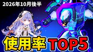 【白猫】決戦使用率ランキング！コスモストロングドランカー（2026年10月後半）
